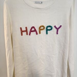 Staccato sweater HAPPY size medium TTS NWOT